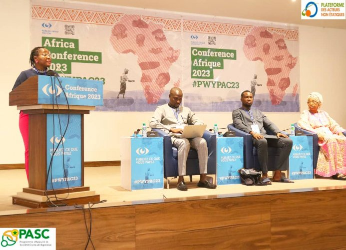 Conférence Afrique 2023 de la Coalition « Publiez Ce que Vous Payez » , le 9 juin 2023.